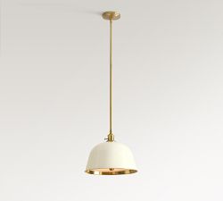 Metal Diffuser Bell Pole Pendant (14")