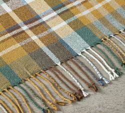 Montecito Plaid Acrylic Table Throw