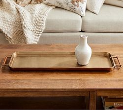 Open Box: Beltic Brass &amp; Leather Tray