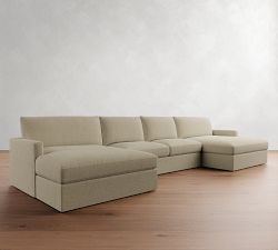 Westwood Slim Arm Double Chaise Sectional (173"&ndash;185")