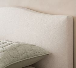 Raleigh Curved Upholstered Wall Mounted Headboard