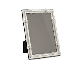 Silver Plated Wide Bamboo Picture Frame