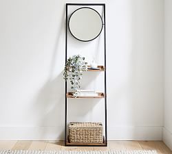 Trenton Ladder Shelf with Mirror