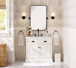 Vintage Rounded Rectangular Pivot Mirror