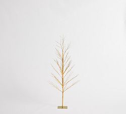 Lit Twinkling Twig Tree