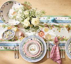 Botanical Bunny Stoneware Serving Bowl