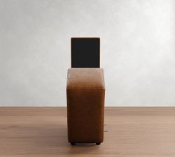 Big Sur Leather Storage Console