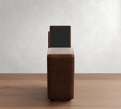 Turner Leather Storage Console