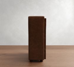 Turner Leather Storage Console