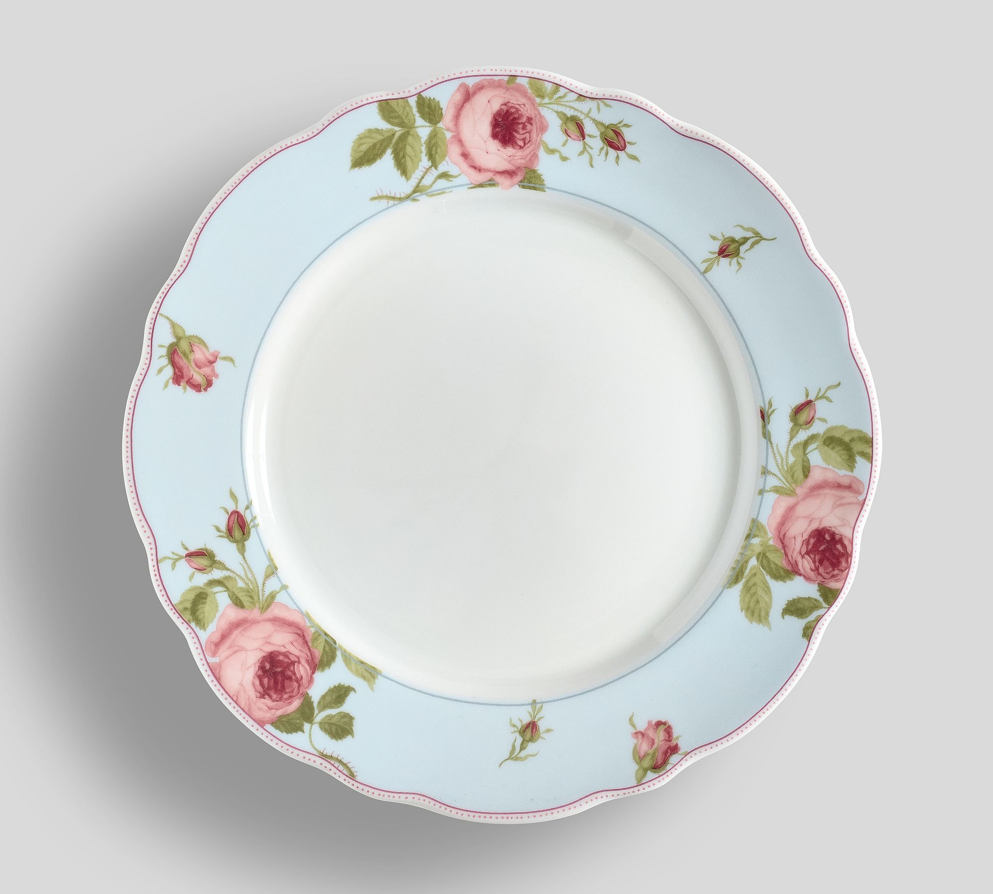 LoveShackFancy Garden Floral Porcelain Salad Plates - Set of 4 | Pottery Barn