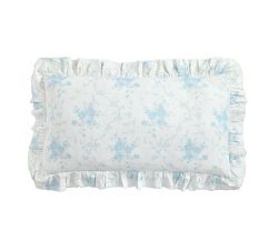 LoveShackFancy Belgian Flax Linen Rose Sham