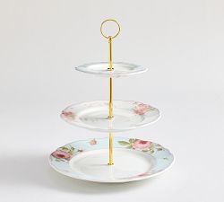 LoveShackFancy Garden Floral Tiered Stand