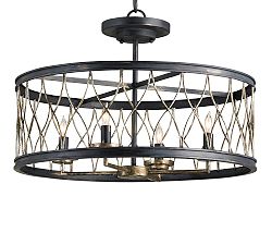 Open Box: Hurley Iron Pendant (22" Diam) - Bronze