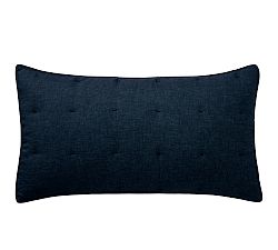 Open Box: Belgian Flax Linen Comforter Sham, King, Set of 2 - Midnight