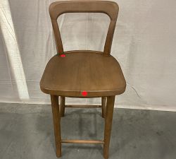 Open Box: Cline Swivel Counter Stool (24") - Antique Umber