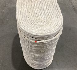 Open Box: Coil Hamper, Double - Whitewash