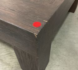 Open Box: Pierson Square Reclaimed Wood Coffee Table (39.5") - Rustic Brown