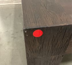 Open Box: Pierson Square Reclaimed Wood Coffee Table (39.5") - Rustic Brown