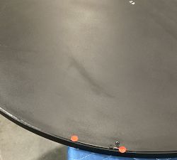 Open Box: Stowe Round Wall Mirror, 40" - Black