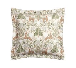 Open Box: Winter Solstice Percale Sham, Euro, Set of 3 - Multi