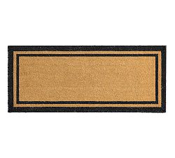 Open Box: Personalized Double Frame Doormat, 24" x 57" - Black