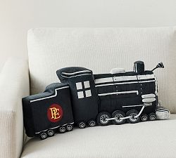 Open Box: Polar Express Train Shaped Pillow, 15" - Multi