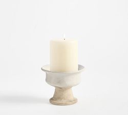 French Glaze Candle Holder