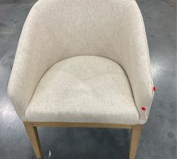 Open Box: Baldwin Upholstered Wood Base Dining Chair - Performance Everydaylinen™ Oatmeal, Seadrift