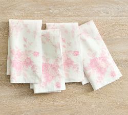 LoveShackFancy Cotton Rose Napkins - Set of 4