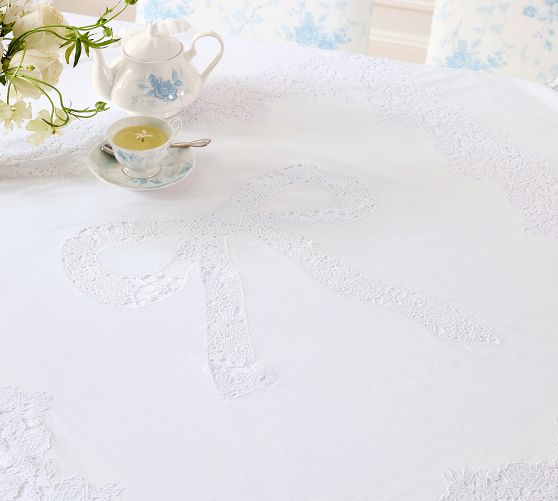 LoveShackFancy Lace Cotton Table Throw