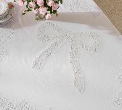 LoveShackFancy Lace Cotton Table Throw