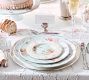 LoveShackFancy Garden Floral Porcelain Appetizer Plates - Mixed Set of 4