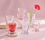 Heart Embossed Drinking Glasses - Set of 4