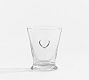 Heart Embossed Drinking Glasses - Set of 4