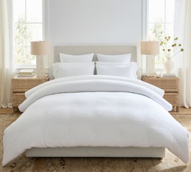 Westwood Cotton Damask Bedroom