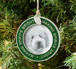 Open Box: 2025 Merry &amp; Bright Dated Enamel Frame Ornament - Green