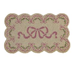 LoveShackFancy Bow Scalloped Doormat