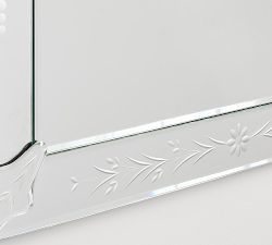 LoveShackFancy Cut Glass Mirror