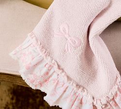 LoveShackFancy Ruffle Bow Towel