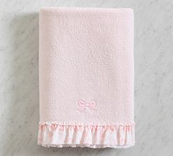 LoveShackFancy Ruffle Bow Towel - Thumbnail 4