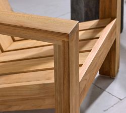 Malibu Teak Outdoor Adirondack Lounge Chair