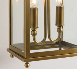 Belvedere Metal Outdoor Double Sconce (16")