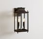 Belvedere Metal Outdoor Double Sconce (16")