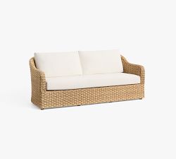 Boca Wicker Outdoor Sofa (81")