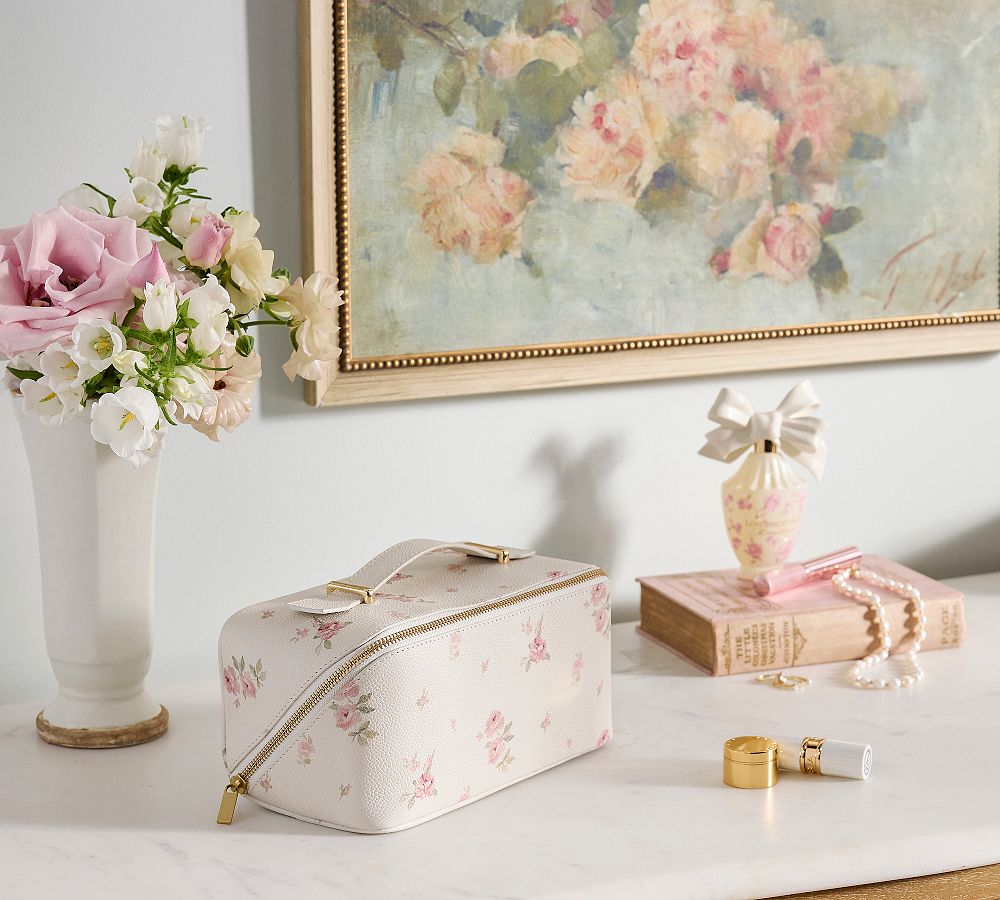LoveShackFancy Floral Travel Case