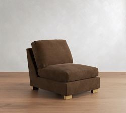 Build Your Own Turner Deep Seat Roll Arm Leather Sectional