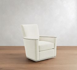 Irving Square Arm Swivel Chair
