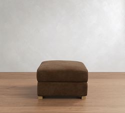 Turner Leather Storage Ottoman