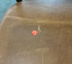 Open Box: Axel Leather Stool