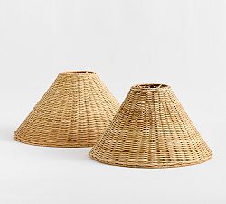 Artisan Tapered Rattan Shade (18"-21")